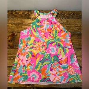 Lilly Pulitzer Colorful Floral Tank Top